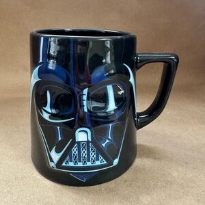 Disney Black Ceramic 3D Darth Vader Mug. 16oz